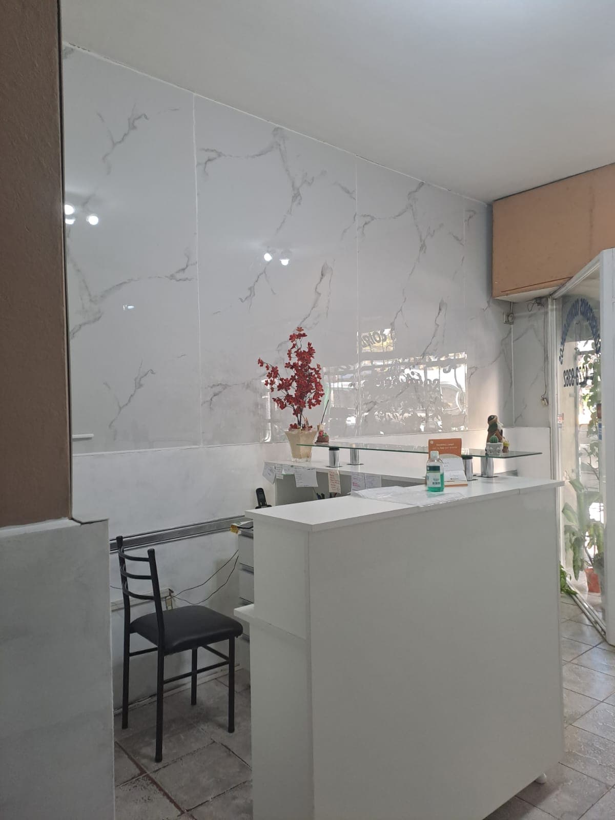 Sala de espera del consultorio odontológico